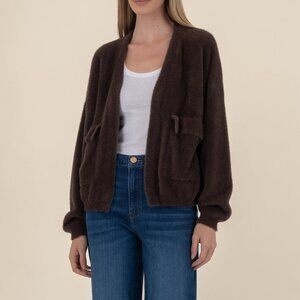 Kut from the Kloth Jana Cardigan Size MEDIUMMEDIUM / Chocolate